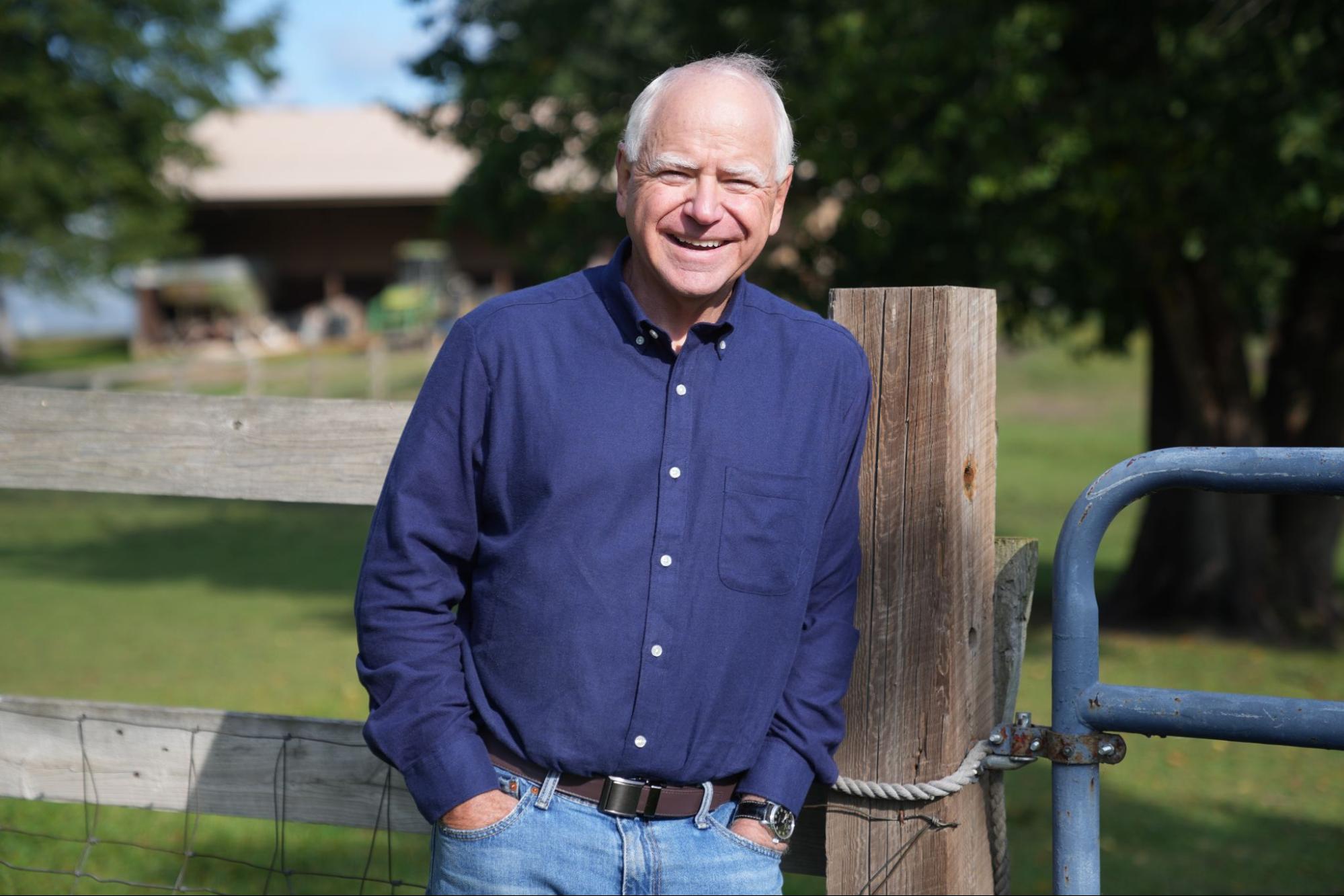 A picture of Tim Walz.